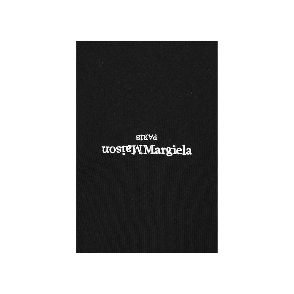 Margiela Black Cotton T-Shirt Margiela