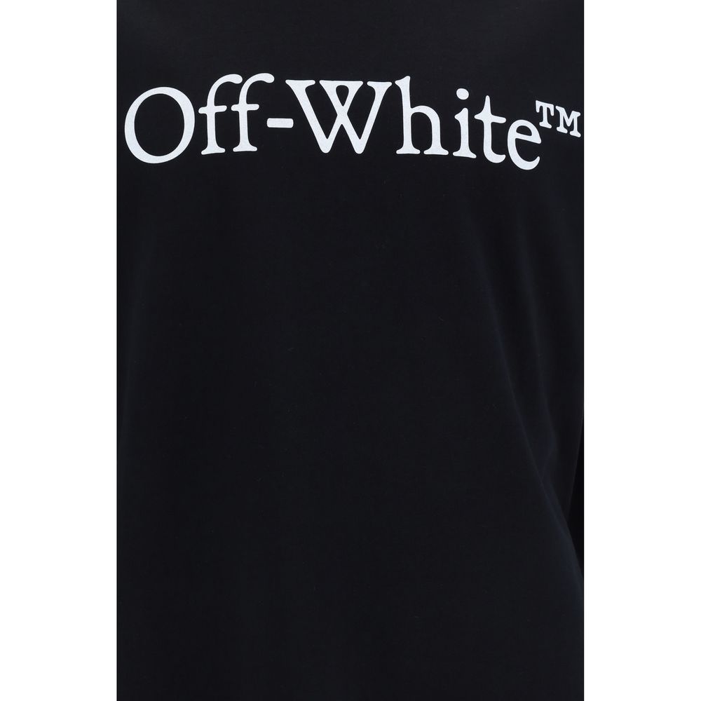 Off-White Black Cotton T-Shirt Off-White