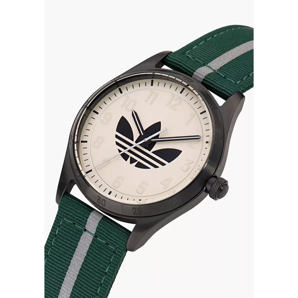 Adidas Bicolor Fabric Dress Watch