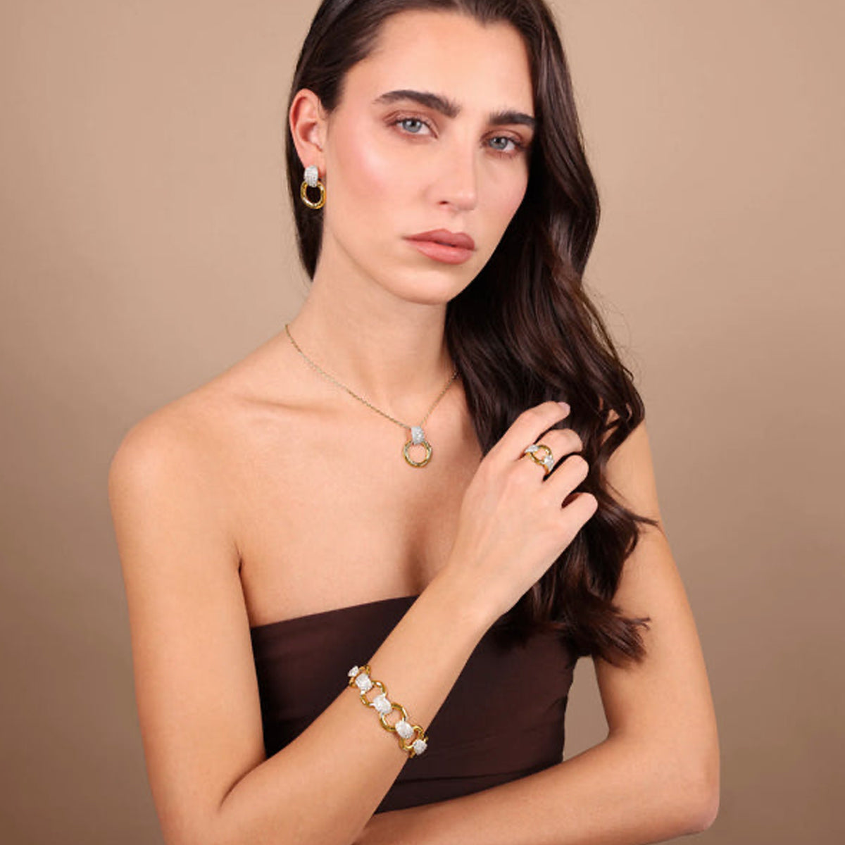 ETRUSCA JEWELS JEWELRY Mod. WSET00866.YG ETRUSCA JEWELS