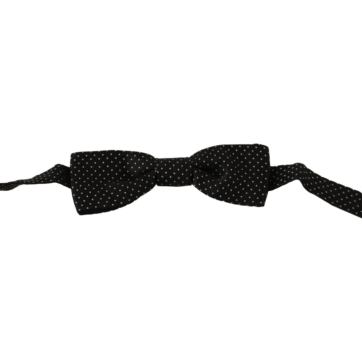 Dolce & Gabbana Elegant Black Polka Dot Silk Bow Tie Bow Tie Dolce & Gabbana