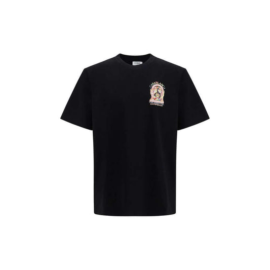 Casablanca Black Cotton T-Shirt