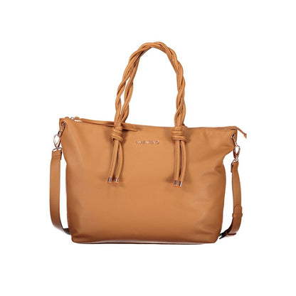 Mario Valentino Brown Polyethylene Handbag