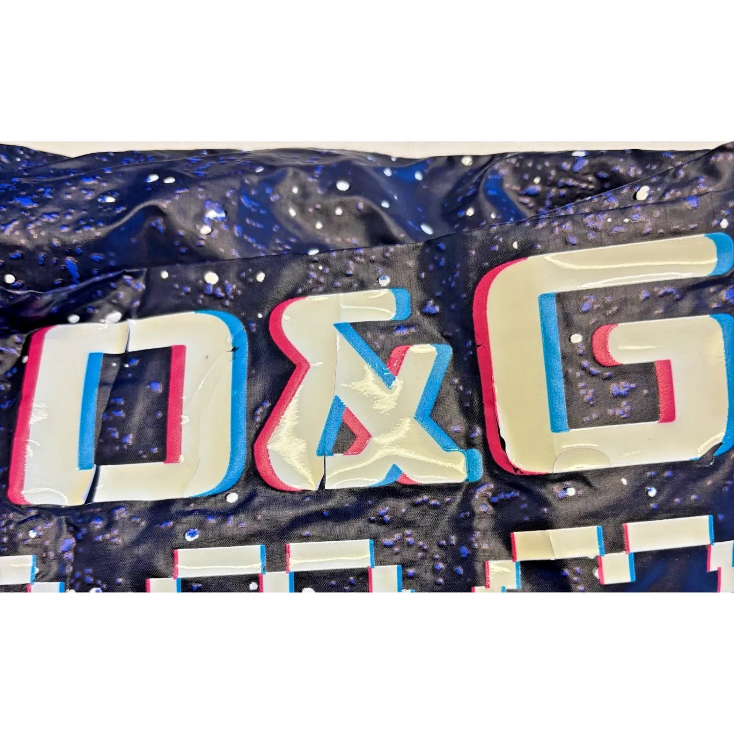 Dolce & Gabbana Dark Blue DG Game Print Cotton Jogger Pants