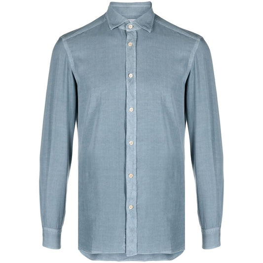 Boglioli Shirts Clear Blue Shirts Boglioli