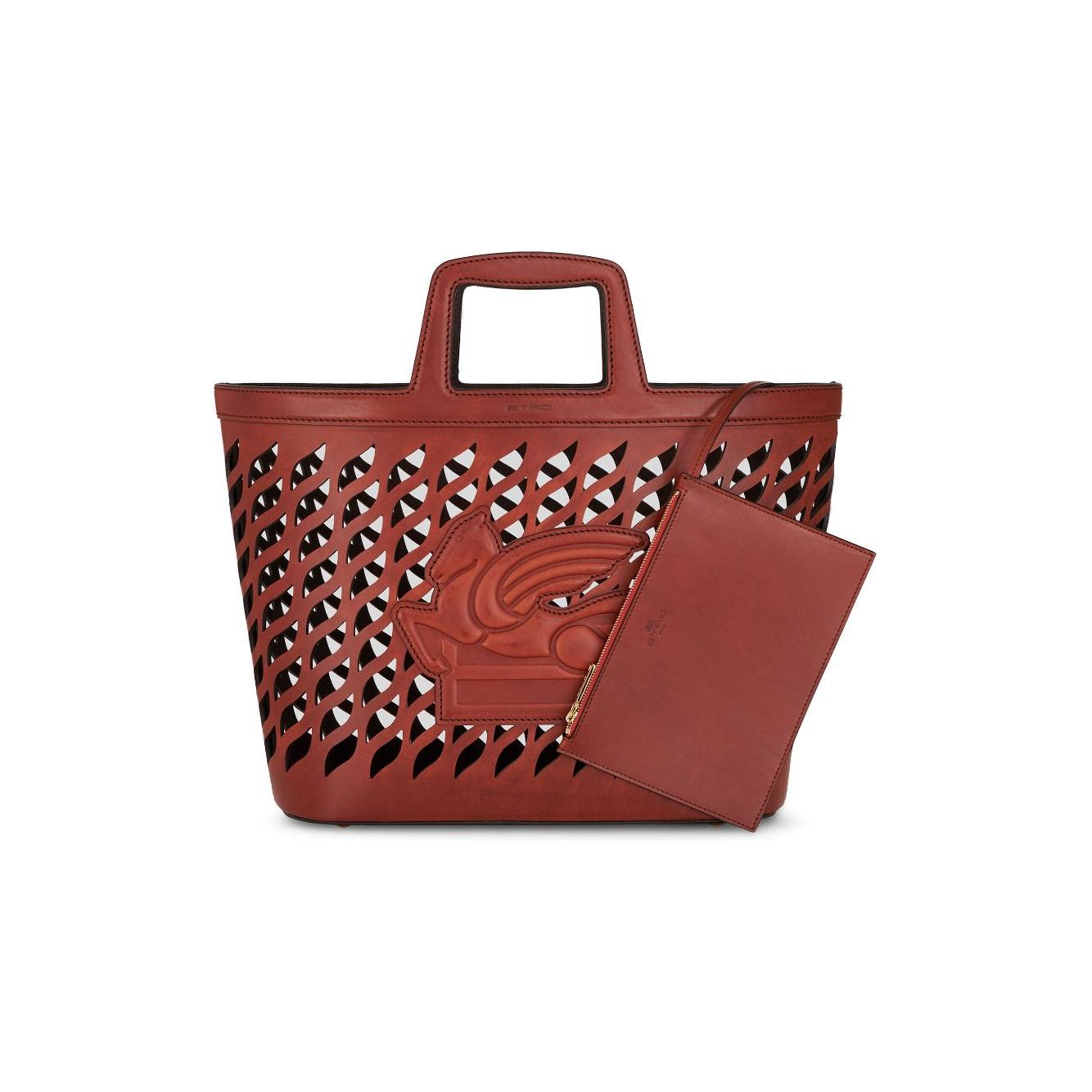 Etro Bags.. Leather Brown Shopper Etro