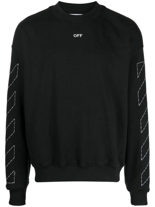 Off White Sweaters Black Topwear Off White