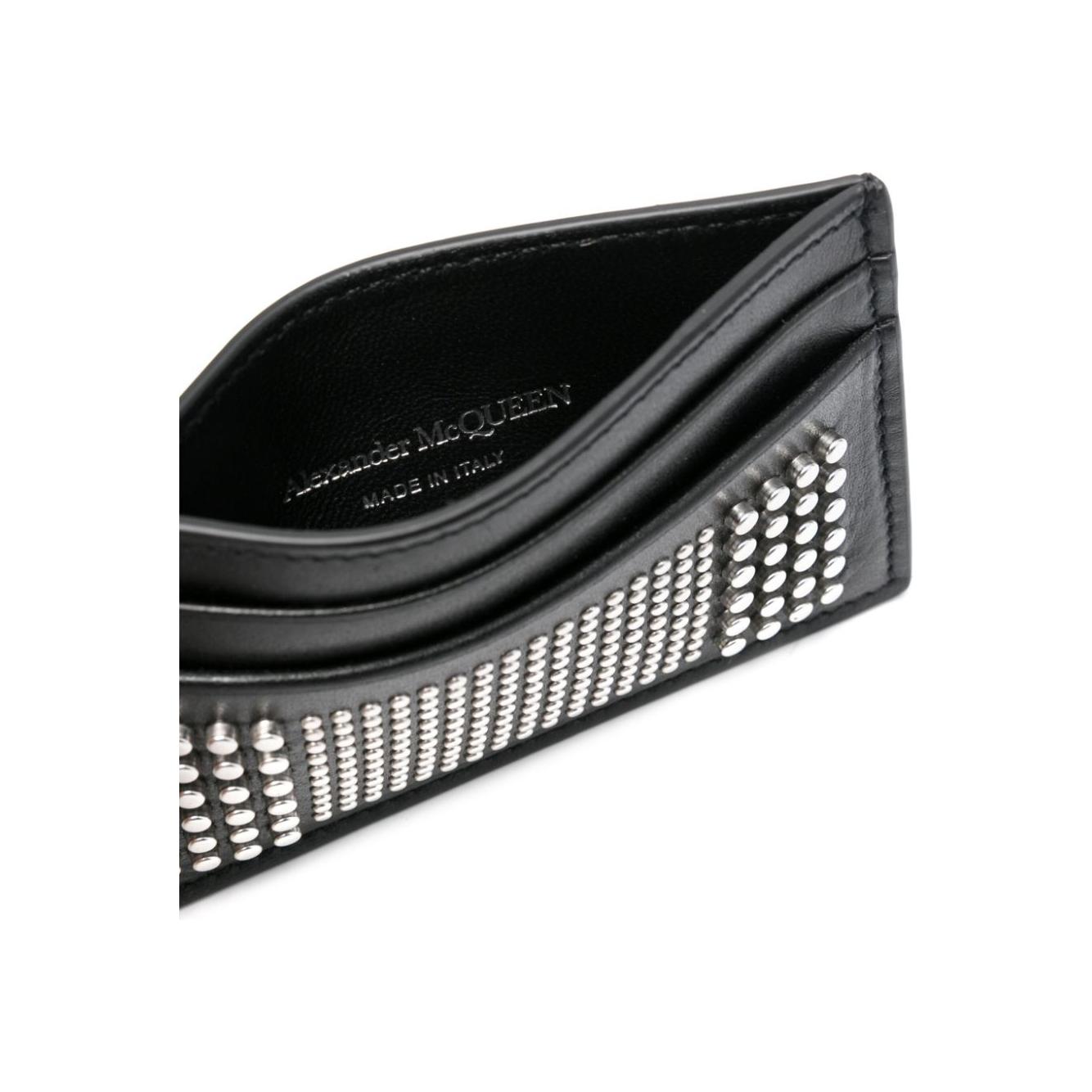 Alexander McQueen Wallets Black Small Leather Goods Alexander Mcqueen Dark Slate Gray