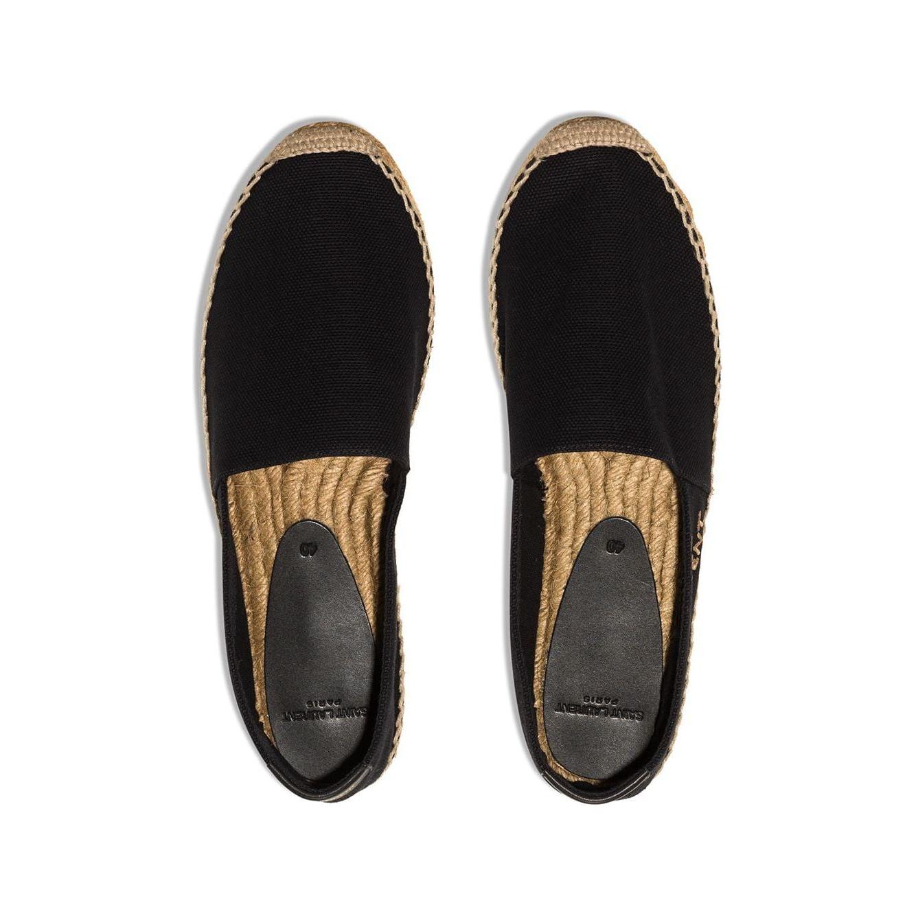 Saint Laurent  Flat shoes Black Espadrilles Saint Laurent