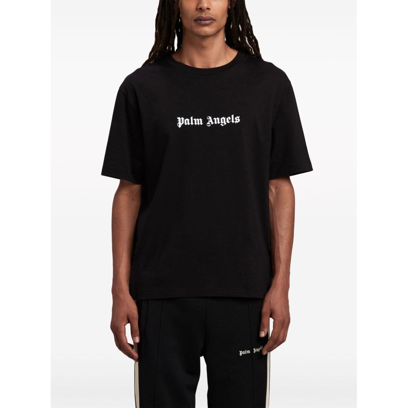 Palm Angels T-shirts and Polos Black Topwear Palm Angels