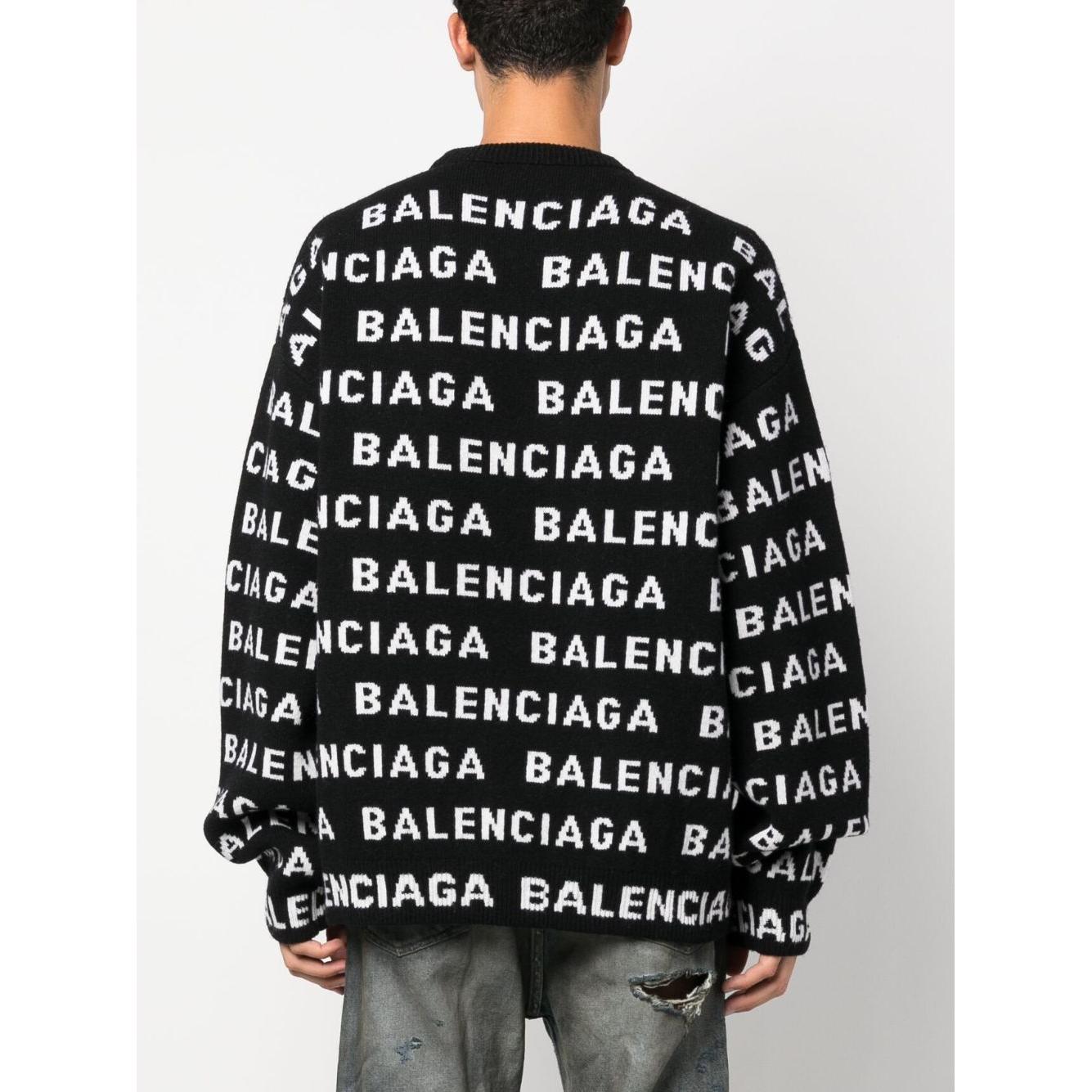 Balenciaga Sweaters Black Topwear Balenciaga