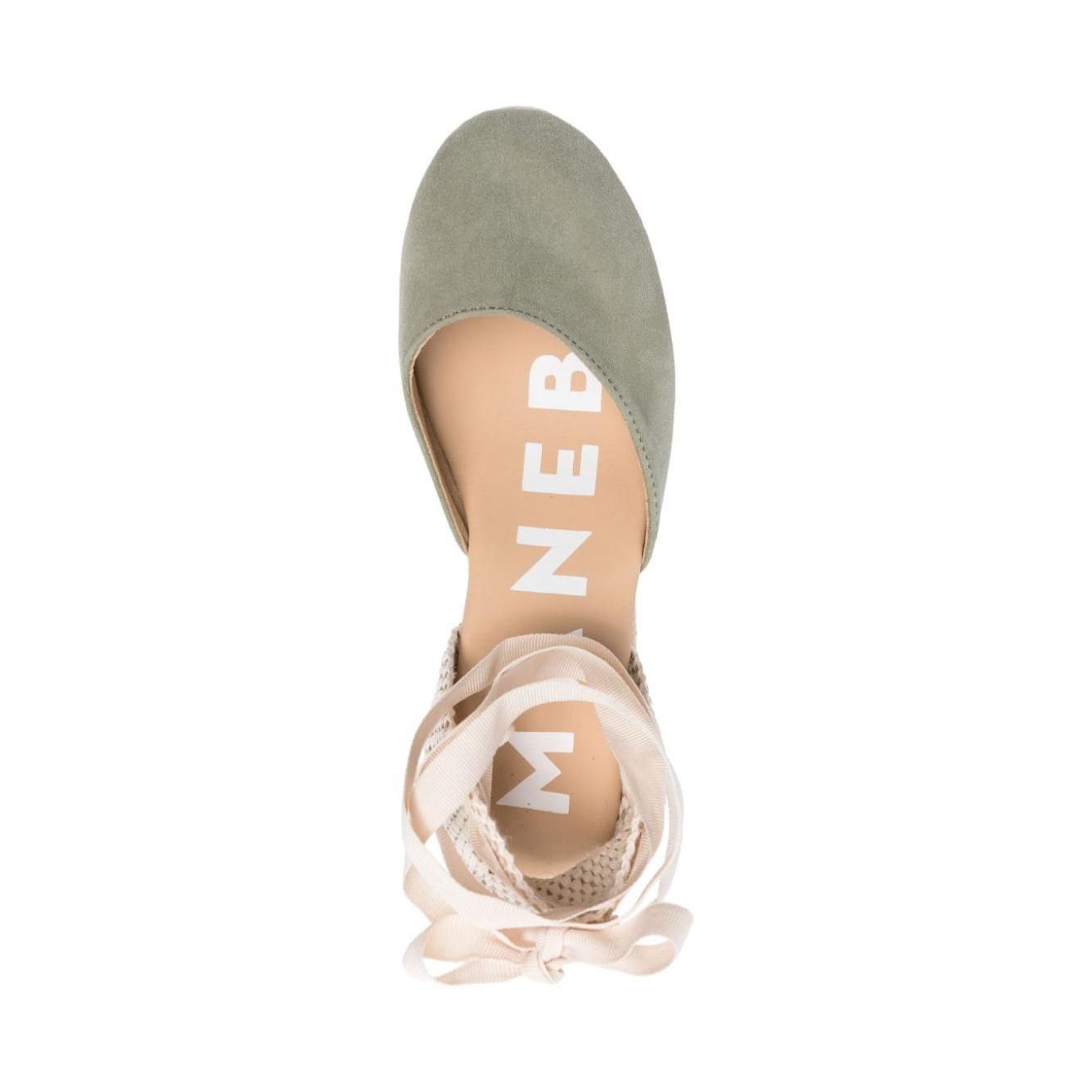 MANEBI Flat shoes Green Espadrilles Manebi