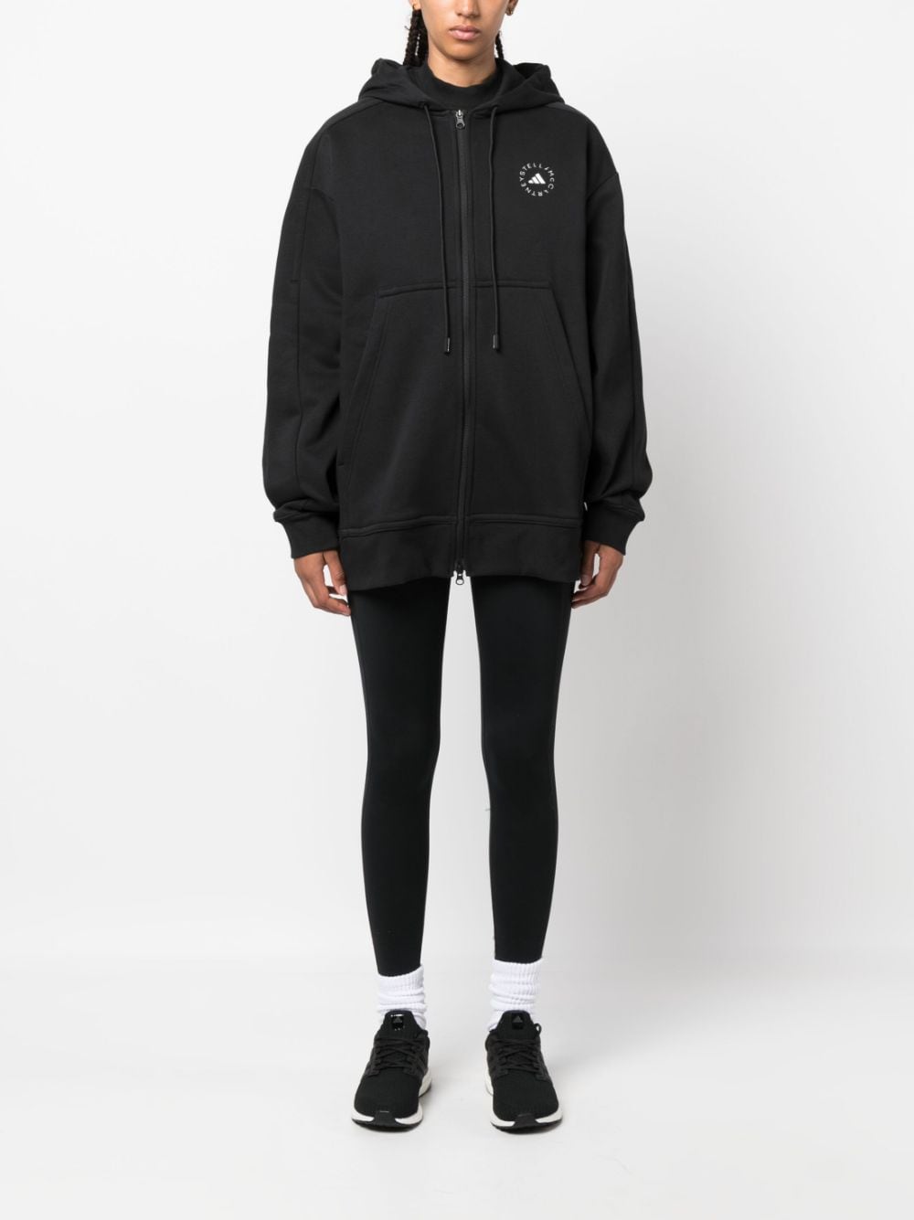 Adidas By Stella McCartney  stretch organic cotton Sweaters Black Topwear Adidas By Stella Mccartney