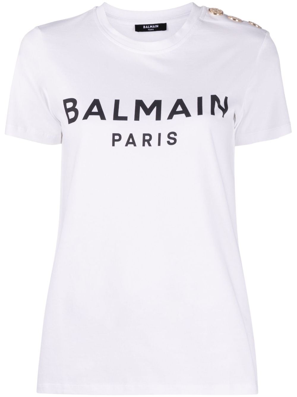 Balmain T-shirts and Polos White