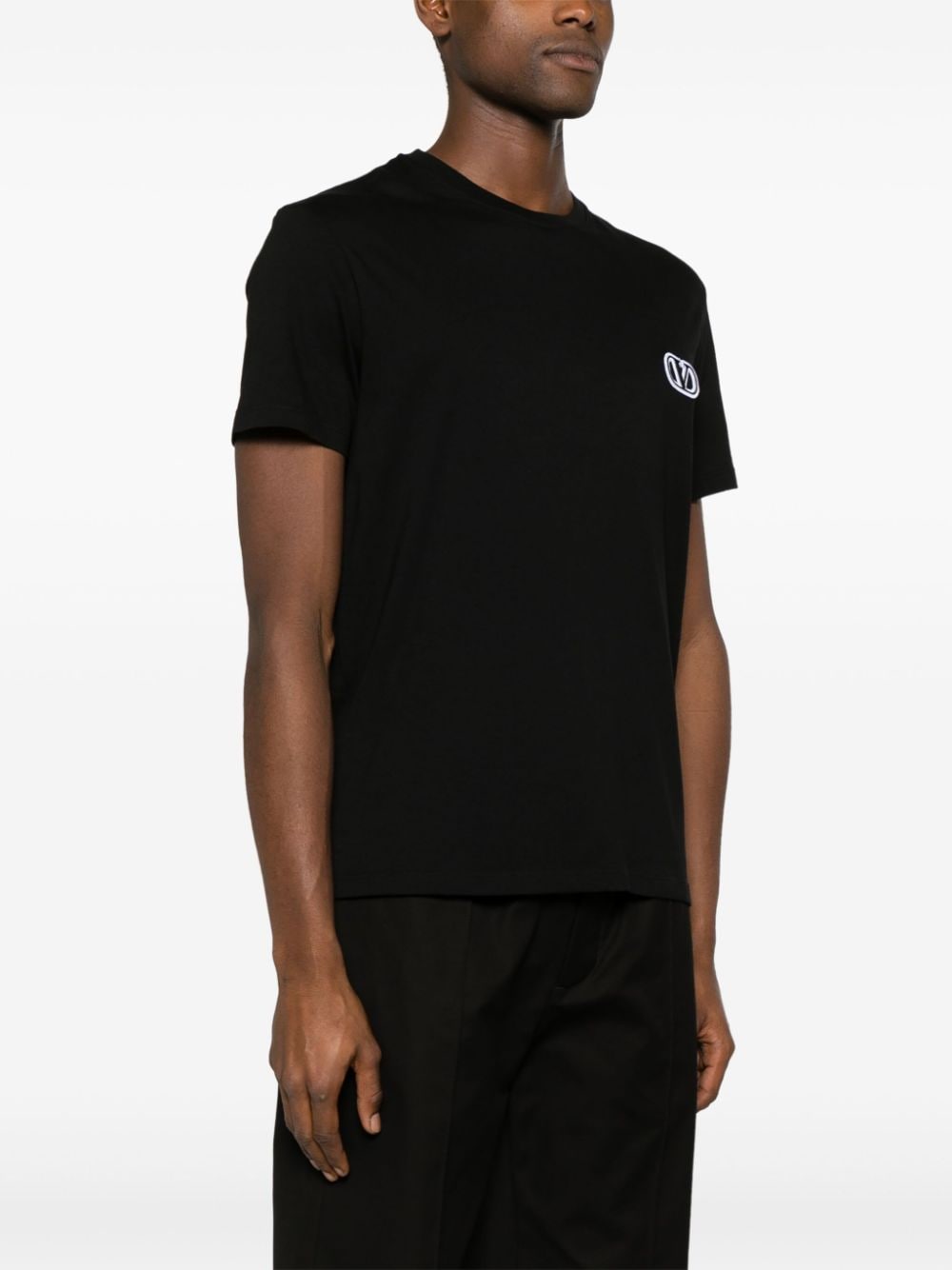 Valentino Valentino T-shirts and Polos Black