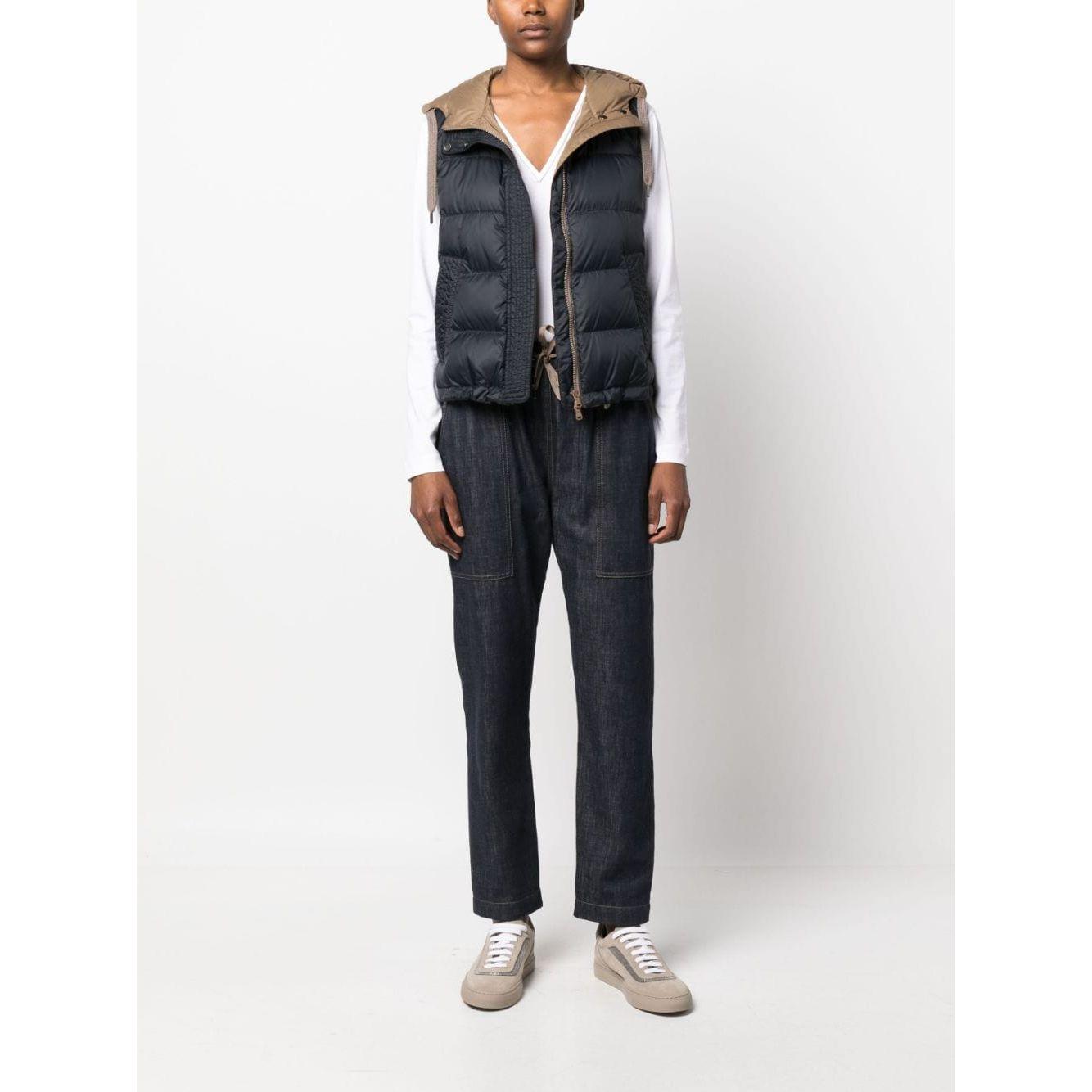 Brunello Cucinelli Jackets Blue Vests Brunello Cucinelli