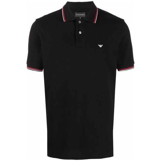 Emporio Armani T-shirts and Polos Black Topwear Emporio Armani