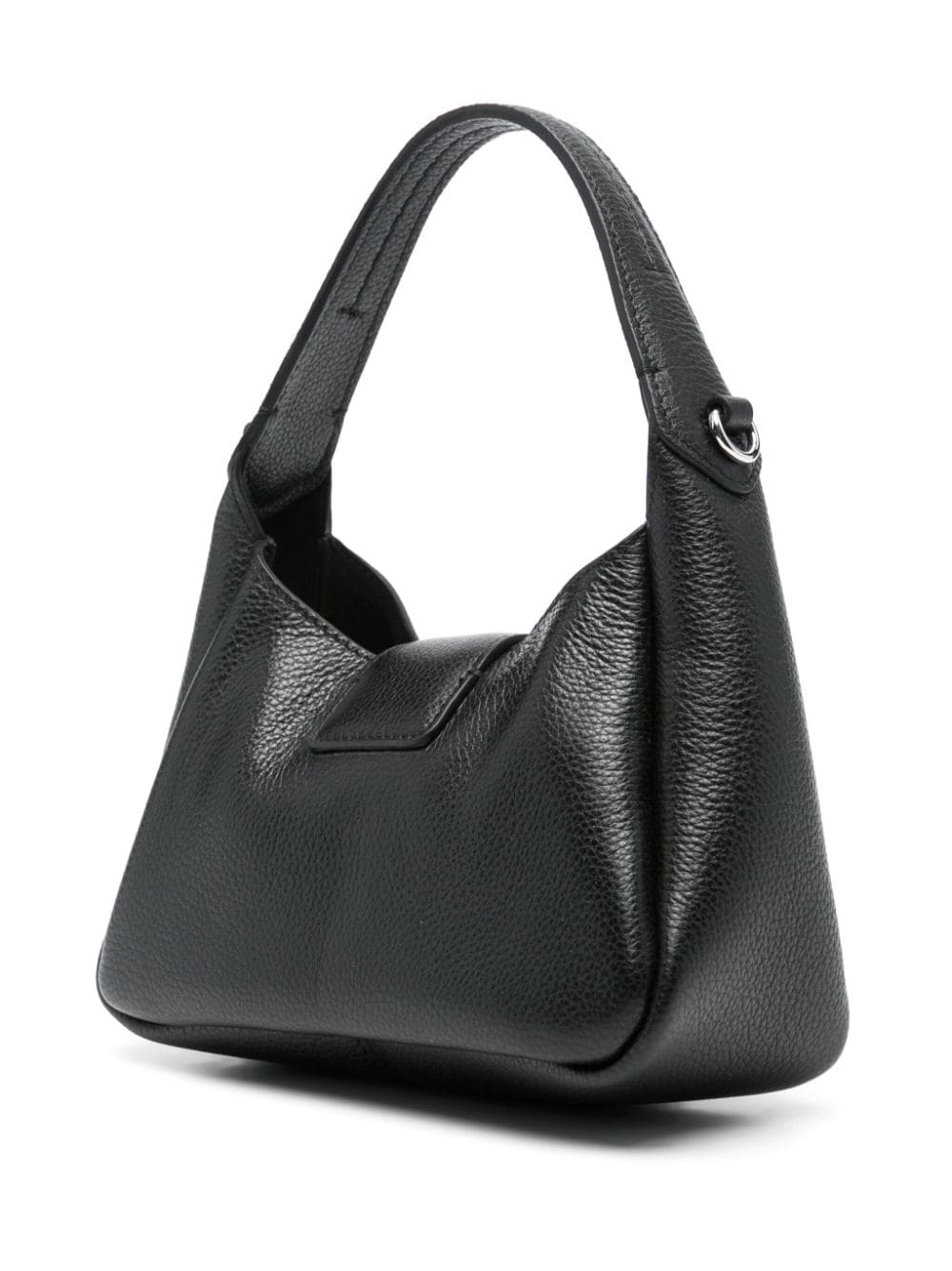 Emporio Armani black calf leather pebbled Bag Shoulder Emporio Armani