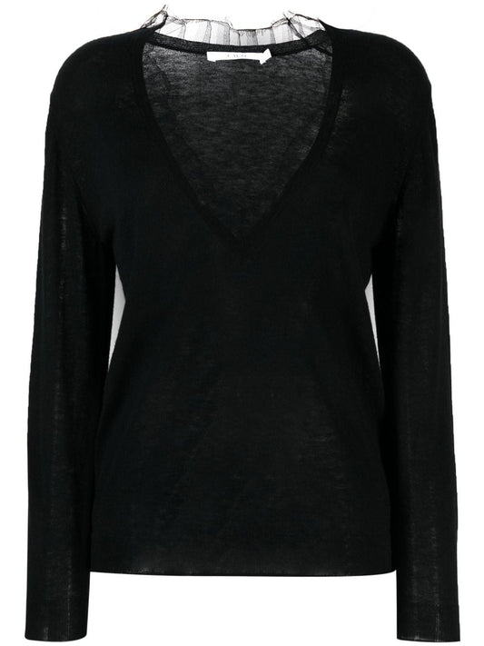 Iro Sweaters Black Topwear Iro