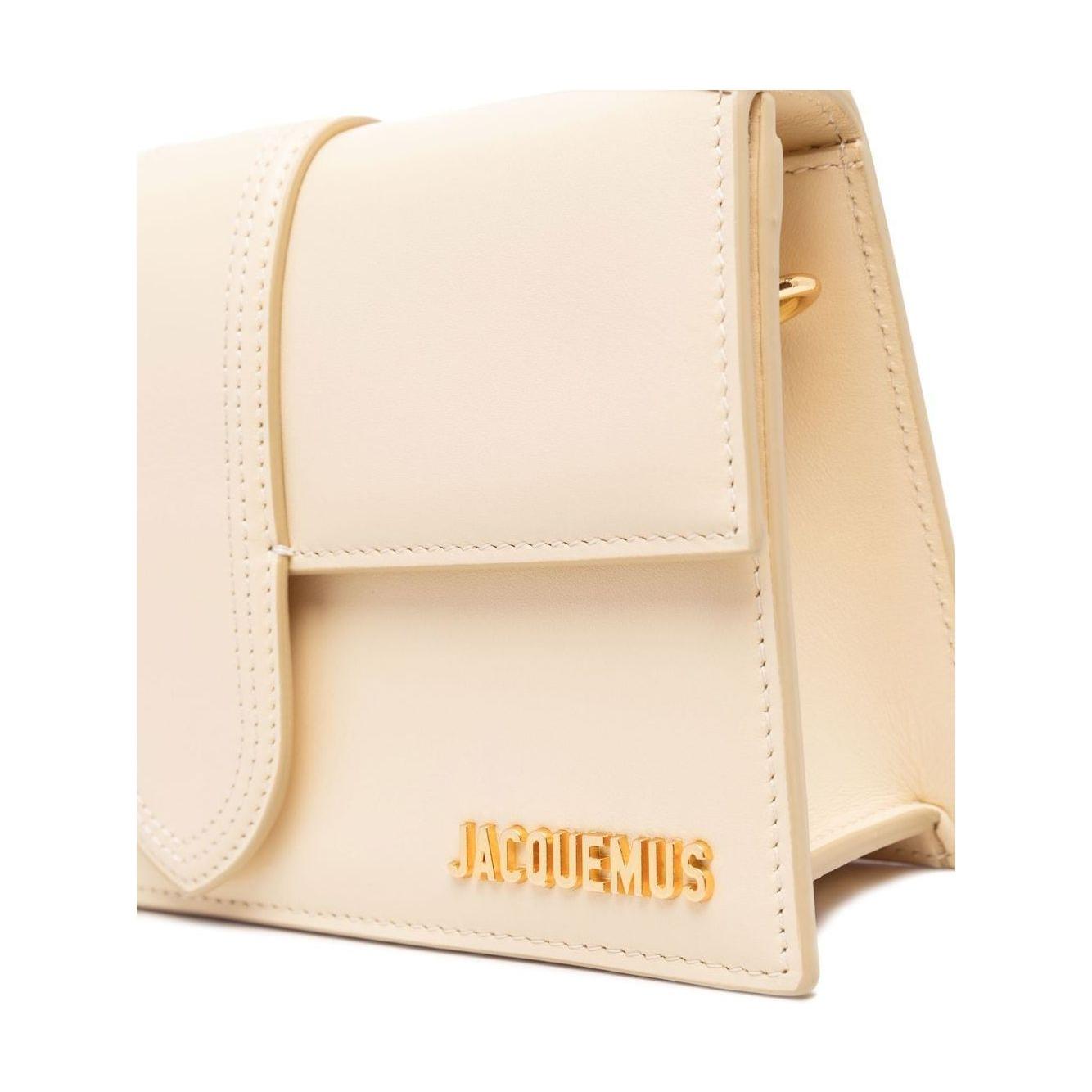 JACQUEMUS ivory white calf leather Bag Handbag JACQUEMUS