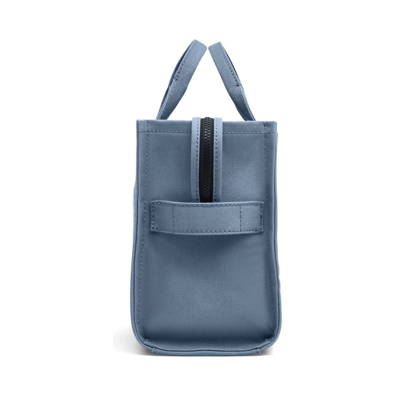 Front view with bag zipped and handles upright.