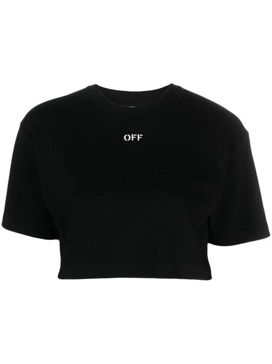 Off White T-shirts and Polos Black