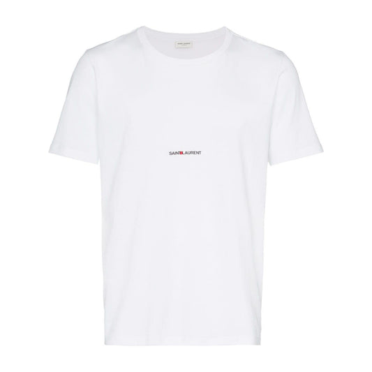 Saint Laurent  T-shirts and Polos White Topwear Saint Laurent