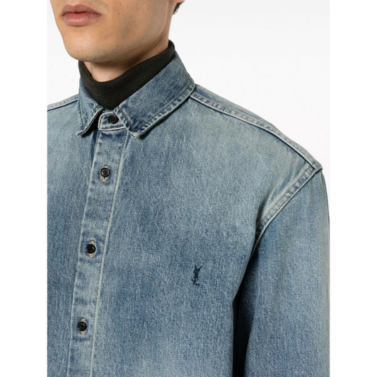 Saint Laurent  Shirts Clear Blue Shirts Saint Laurent