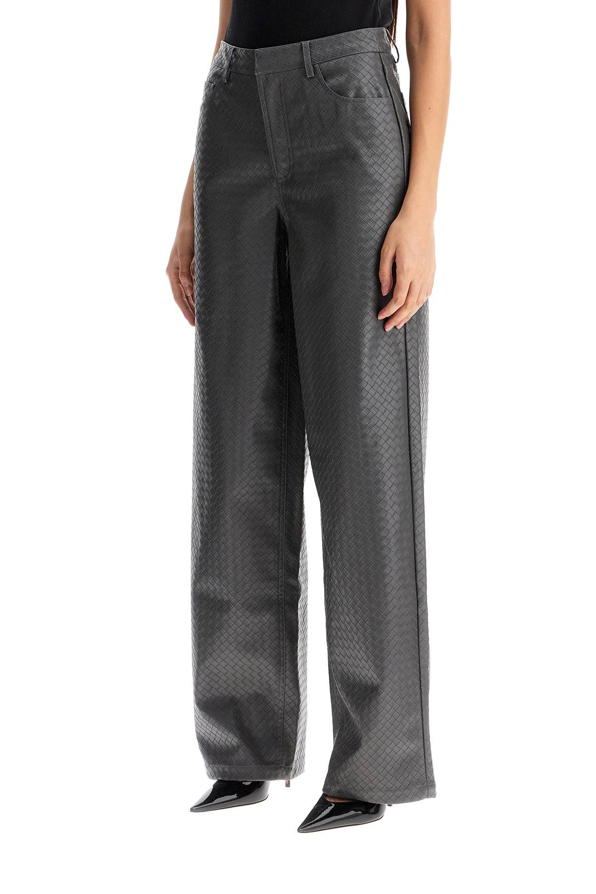 Rotate wide woven patterned trousers Trousers Rotate