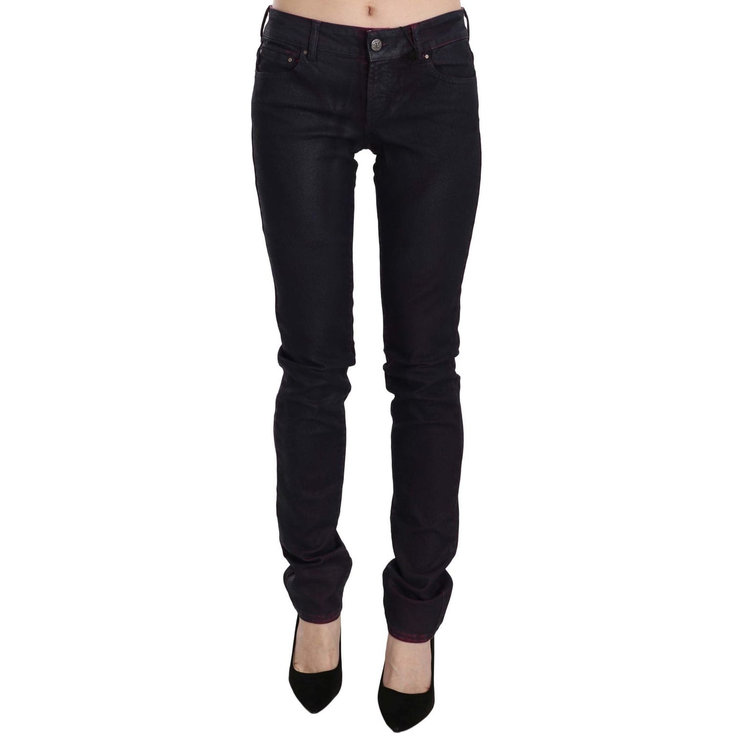 Just Cavalli Chic Black Low Waist Skinny Denim Jeans & Pants Just Cavalli