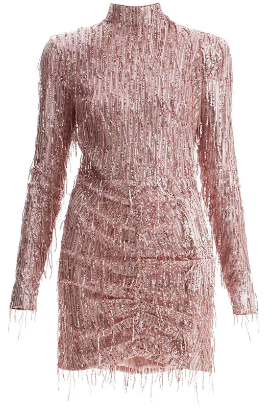 Rotate Rotate mini dress with sequin fringe details