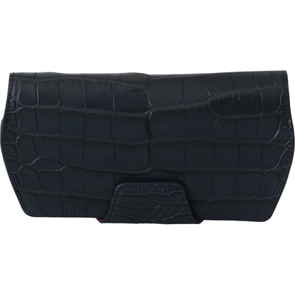 Dolce & Gabbana Blue Crocodile Eyewear Sunglasses Case Cover Pouch