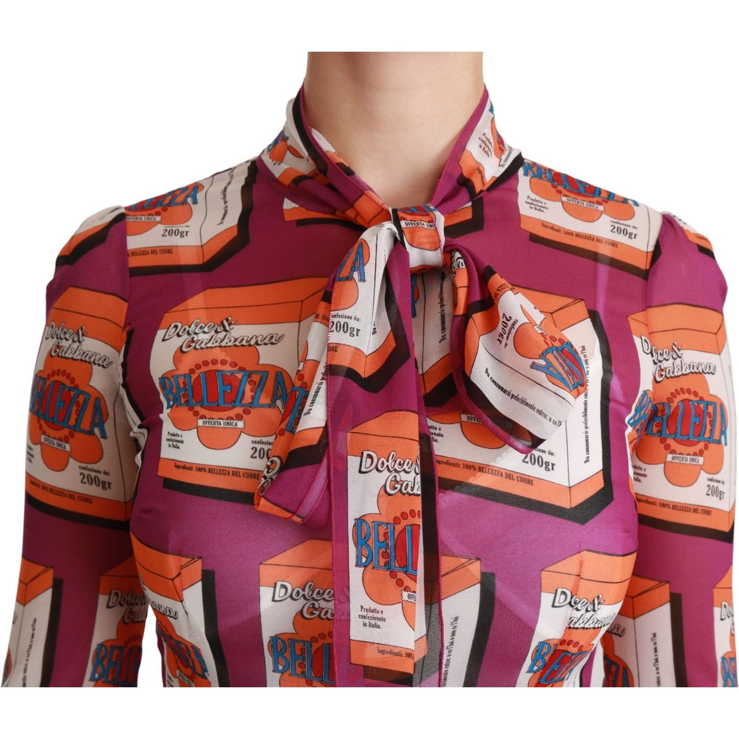 Dolce & Gabbana Purple Silk Bellezza A-Line Gown Dress Dolce & Gabbana