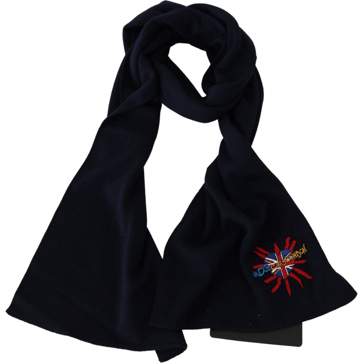 Dolce & Gabbana Elegant Virgin Wool Men's Scarf Wool Wrap Shawls Dolce & Gabbana