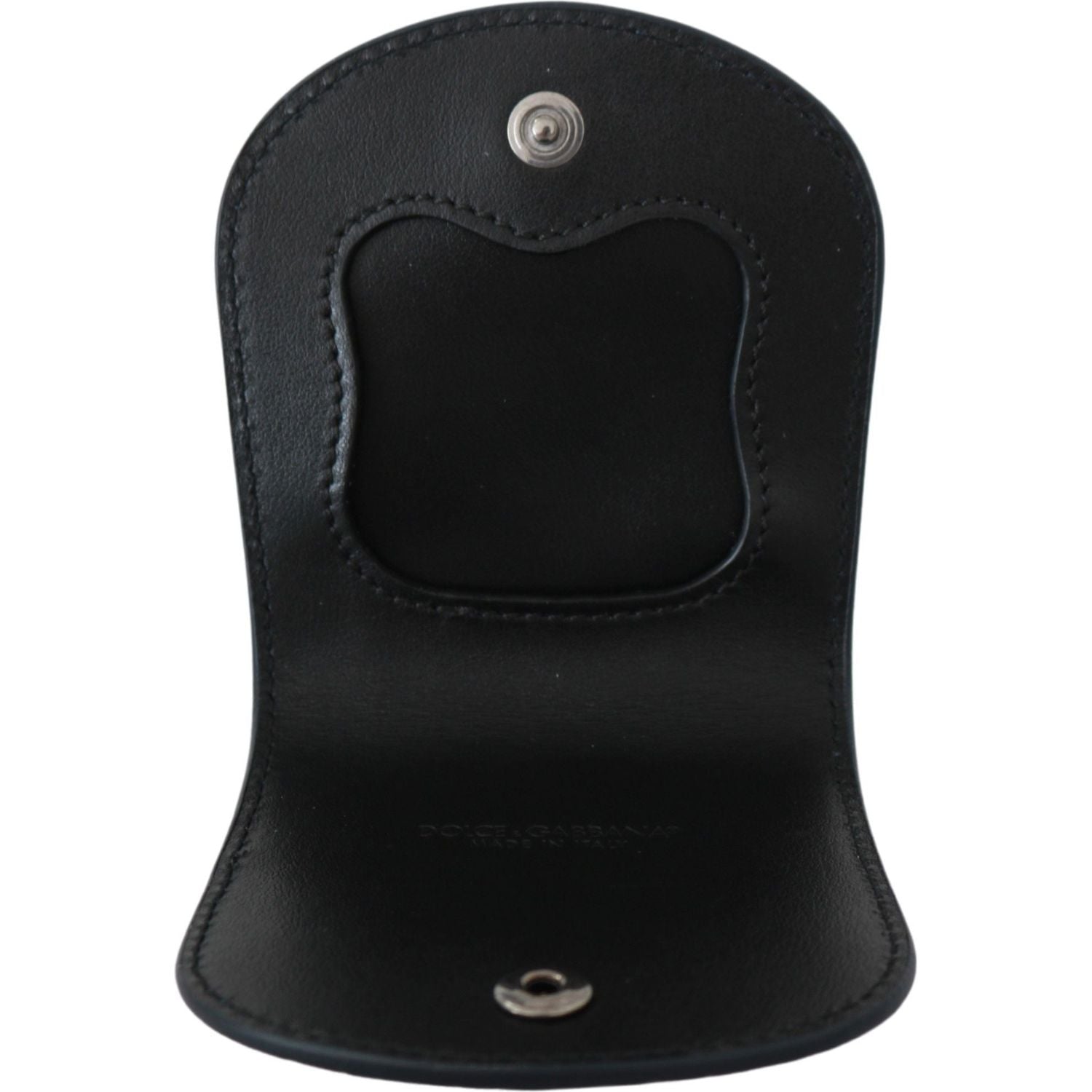 محفظة دولتشي آند غابانا الرائعة ذات غطاء العملات المعدنية باللون الأزرق الداكن