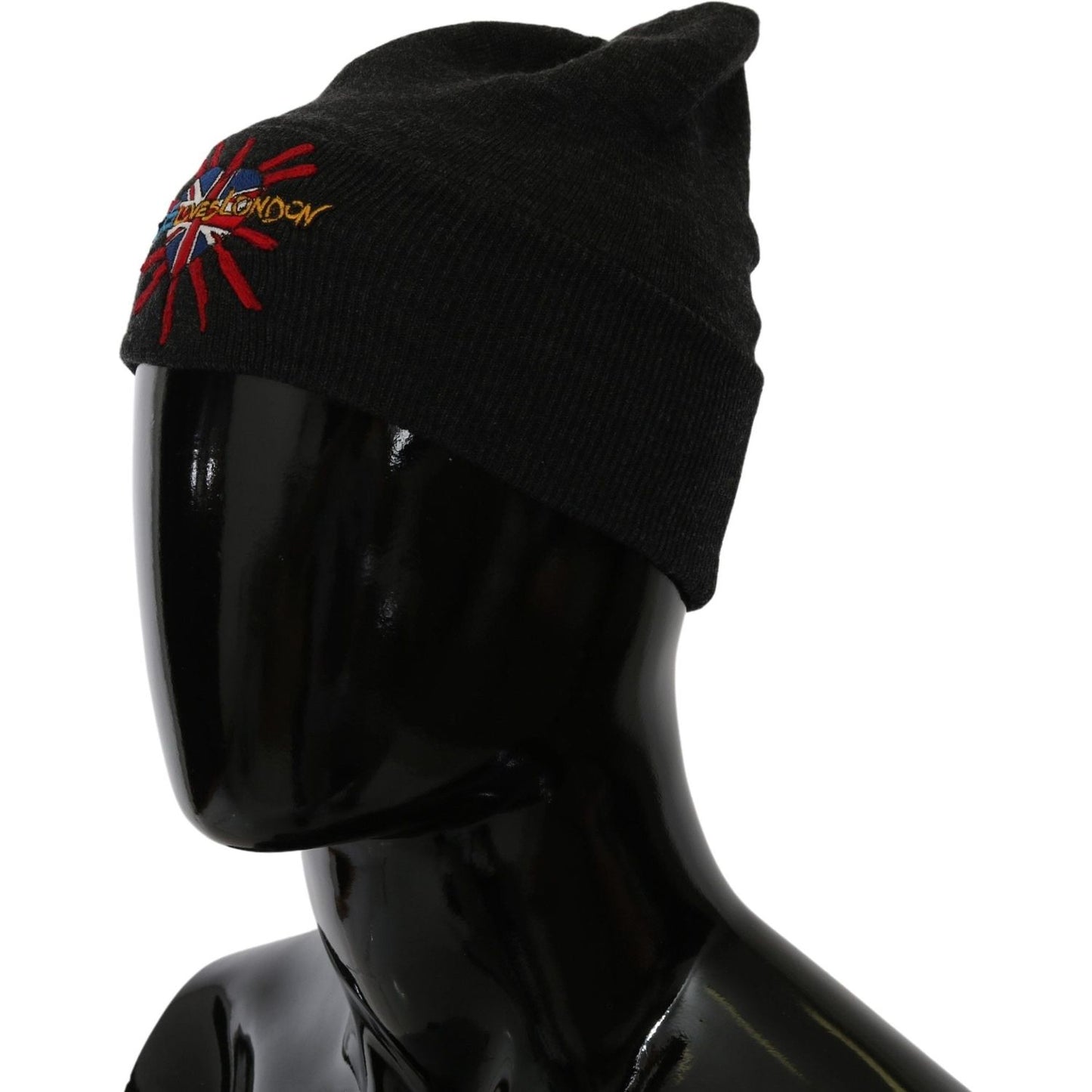 Dolce & Gabbana Chic Gray Beanie with Exclusive Embroidery Dolce & Gabbana