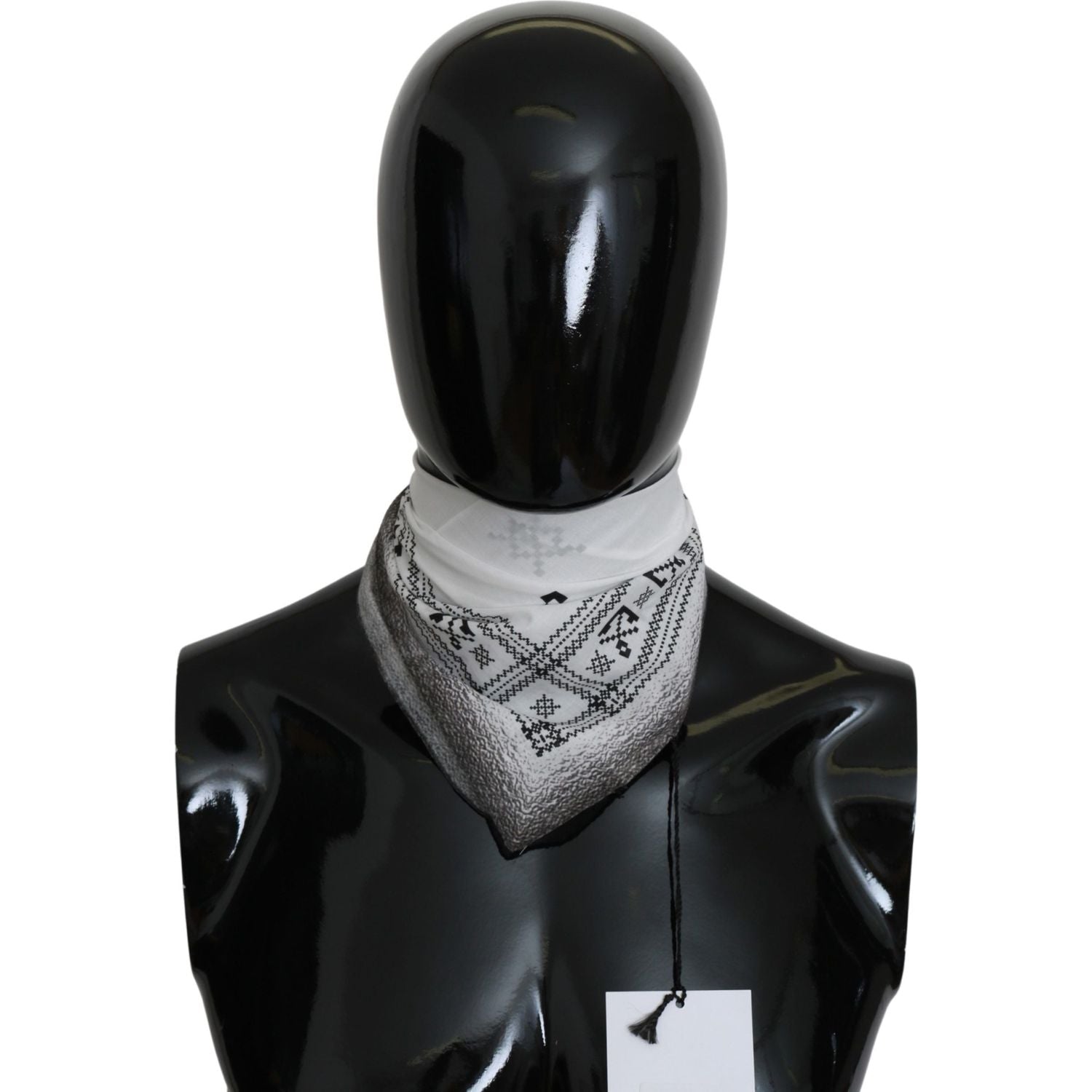 وشاح رجالي من القطن الأبيض الأنيق من كوستيوم ناشيونال