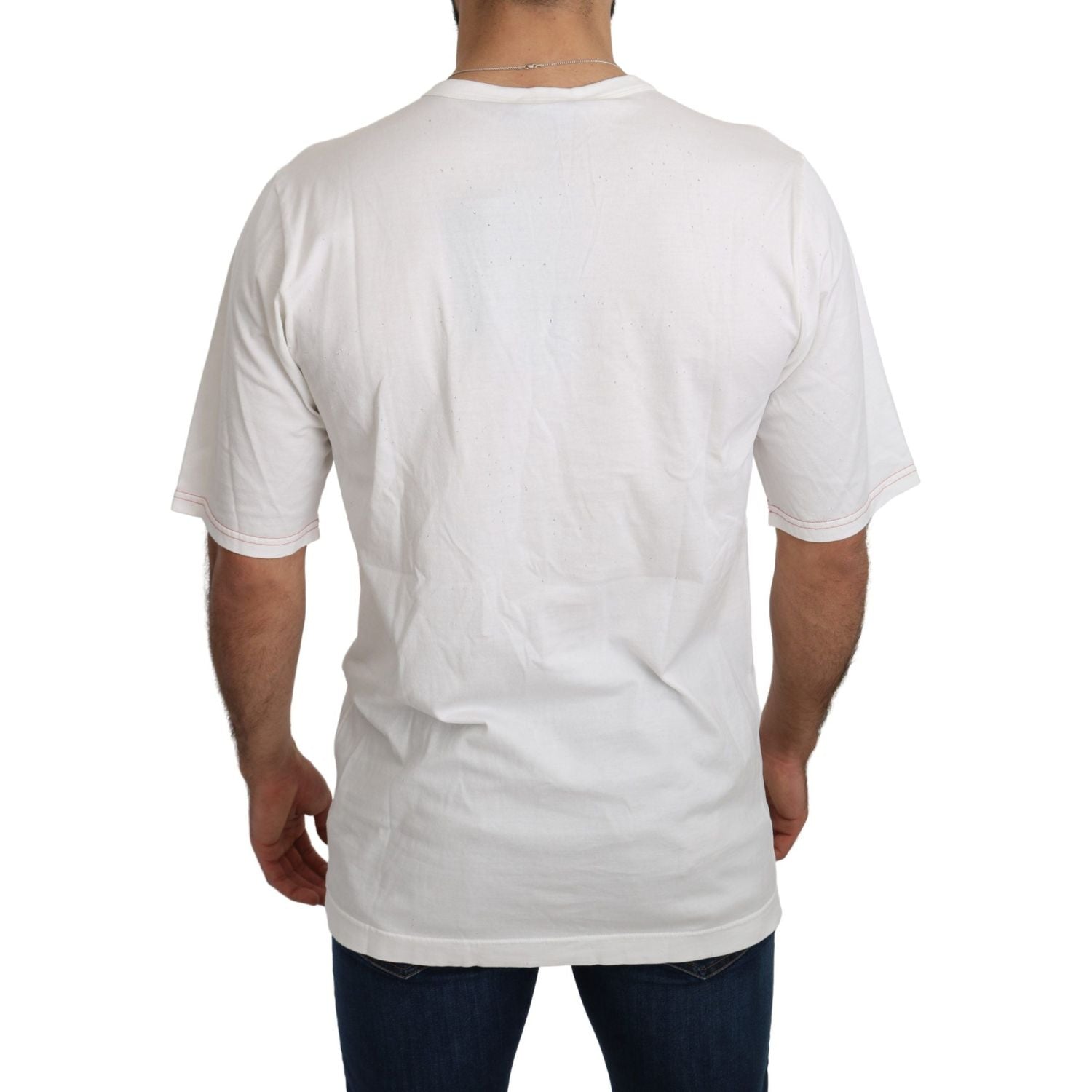 تي شيرت دولتشي آند غابانا بقصّة Slim Fit بطبعة جلد النمر