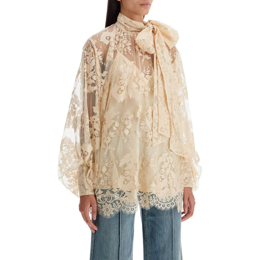 Zimmermann of lace blouse with floral pattern Topwear Zimmermann