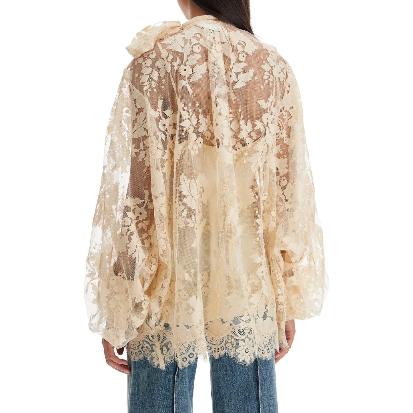 Zimmermann of lace blouse with floral pattern Topwear Zimmermann