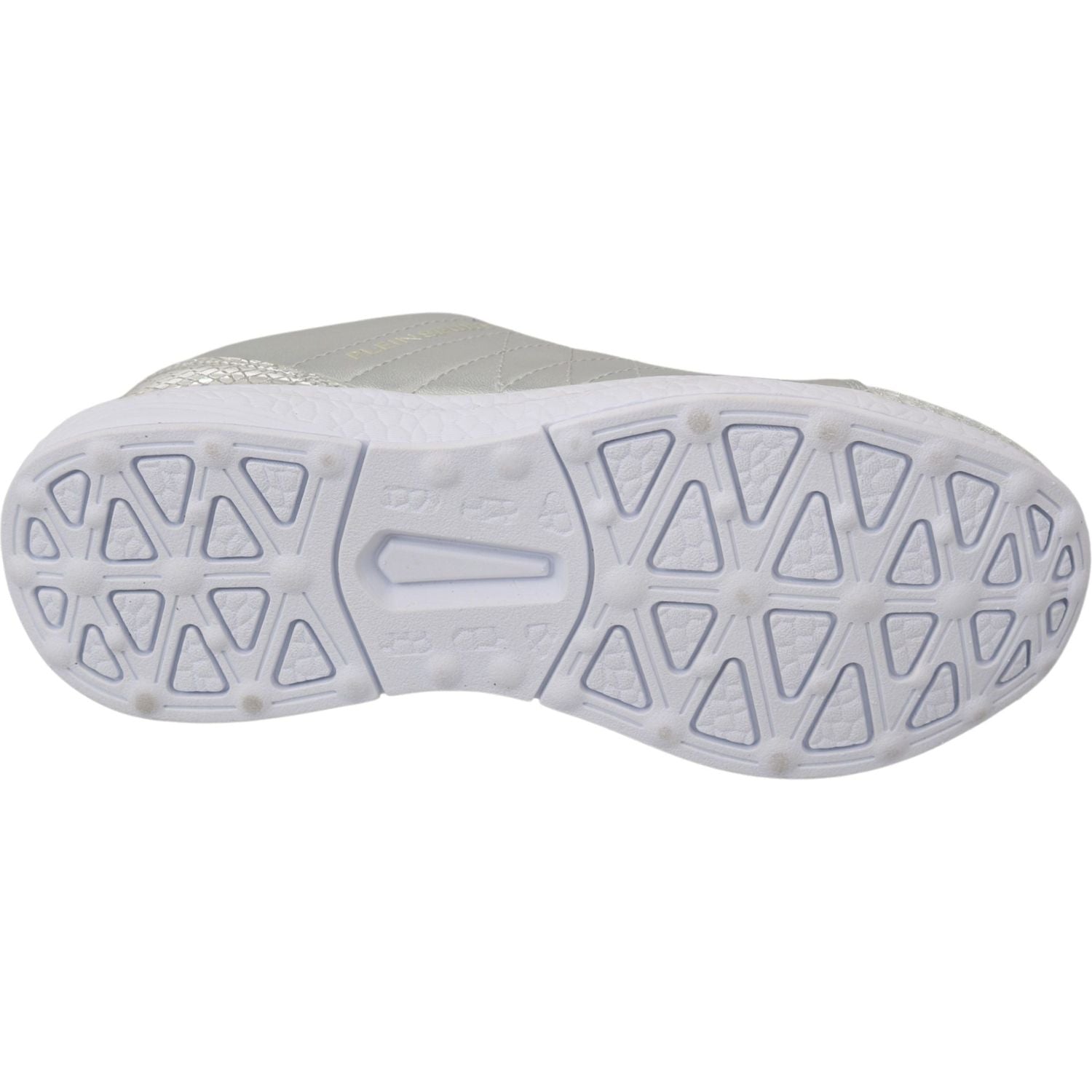 حذاء رياضي فضي أنيق من Philipp Plein لمحبي الموضة