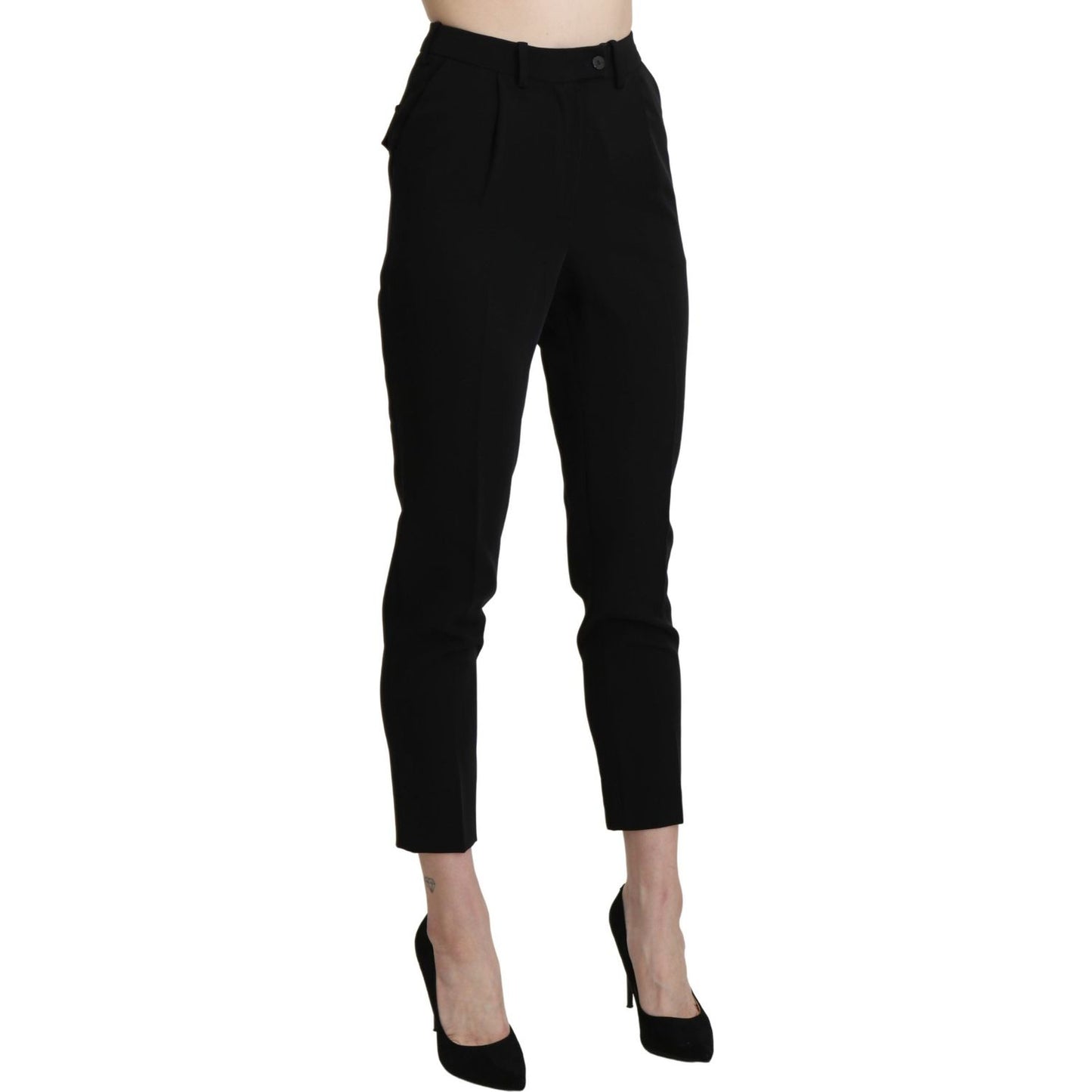 BENCIVENGA Chic High Waist Skinny Cropped Trousers Jeans & Pants BENCIVENGA