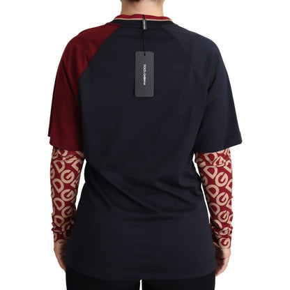 Dolce & Gabbana Multicolor Royals Crewneck Pullover Sweater