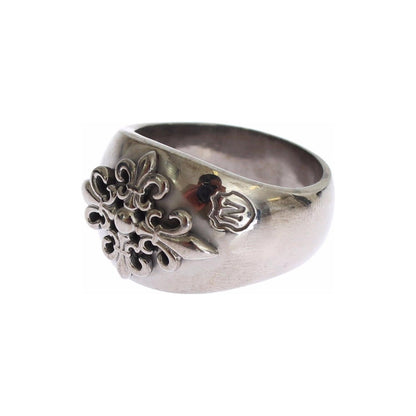 Nialaya Silver 925 Sterling Authentic Crest Ring Ring