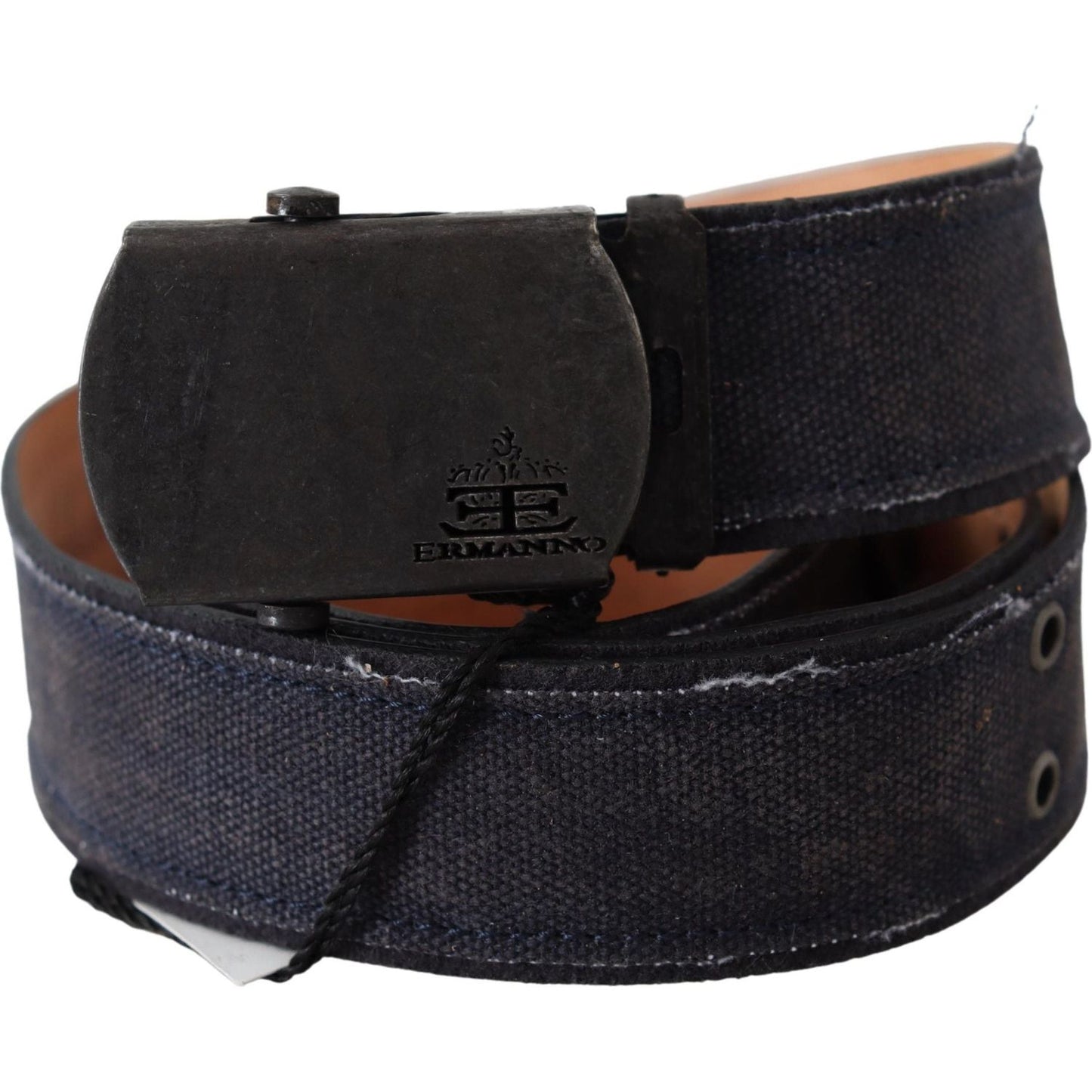 Ermanno Scervino Chic Blue Leather Waist Belt Belt Ermanno Scervino