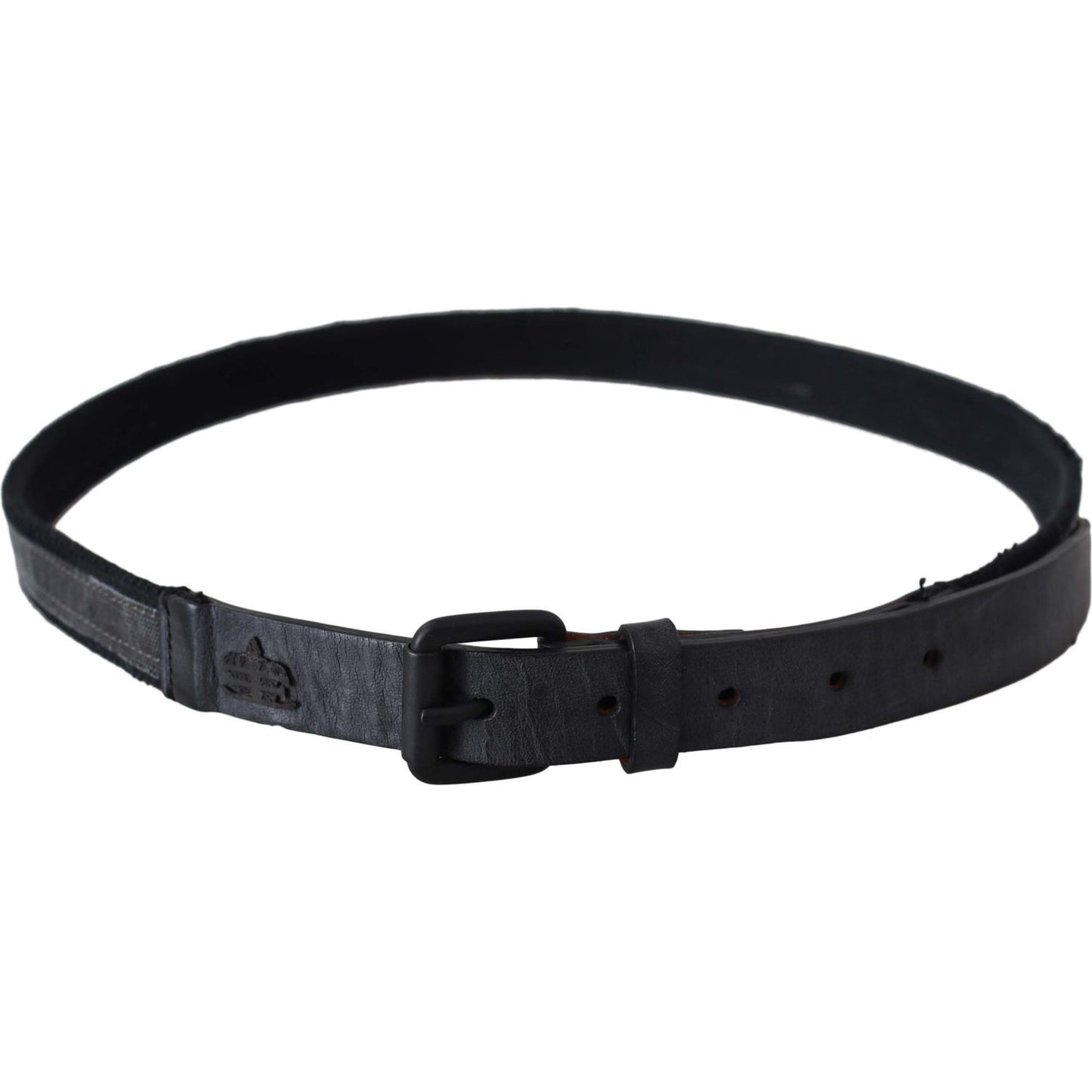 Ermanno Scervino Chic Black Leather Waist Belt Belt Ermanno Scervino