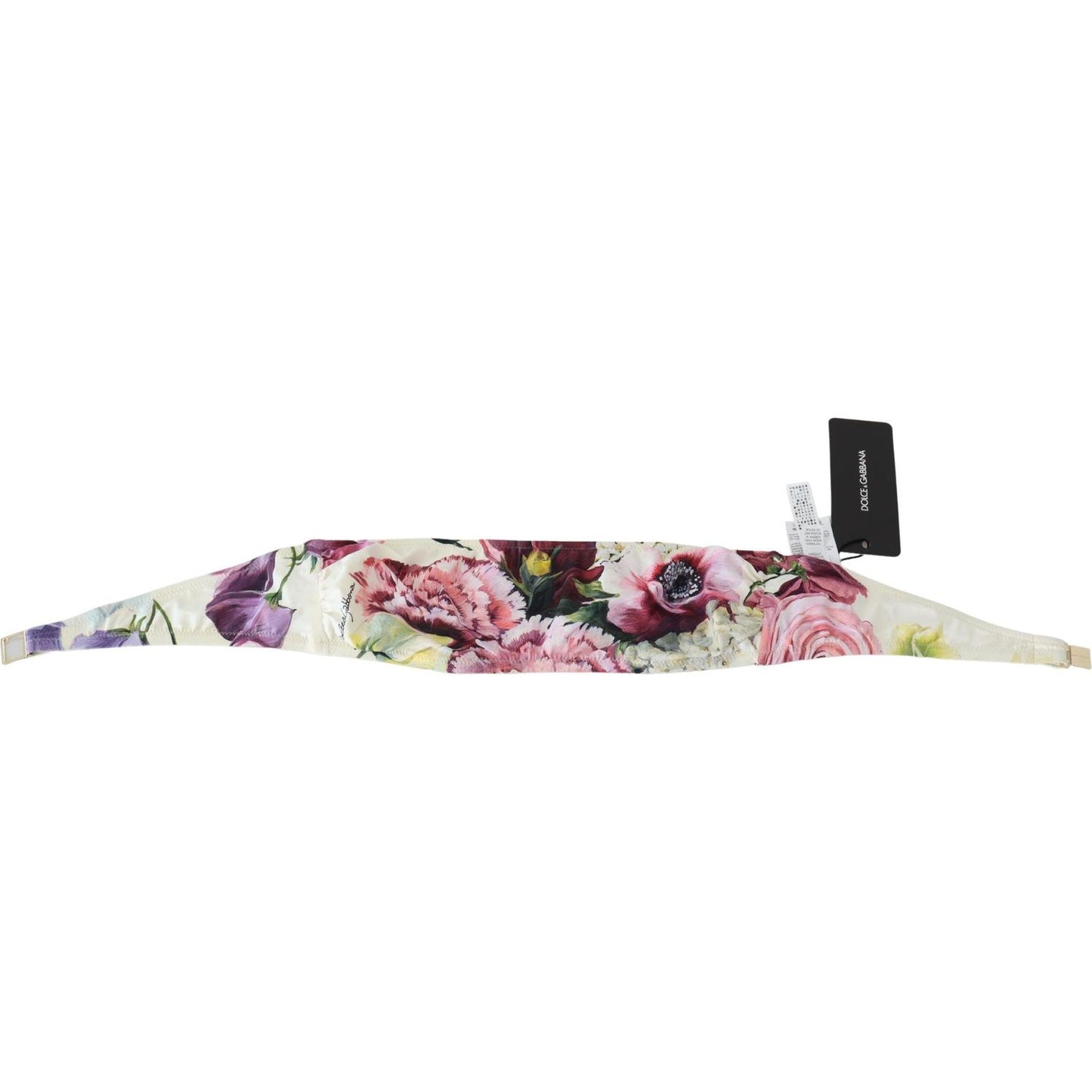 Dolce & Gabbana Multicolor Floral Bikini Top - Elegant Summer Wear Dolce & Gabbana