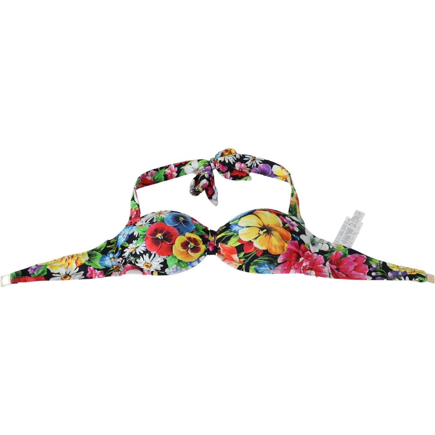 Dolce & Gabbana Floral Elegance High-End Bikini Top Dolce & Gabbana