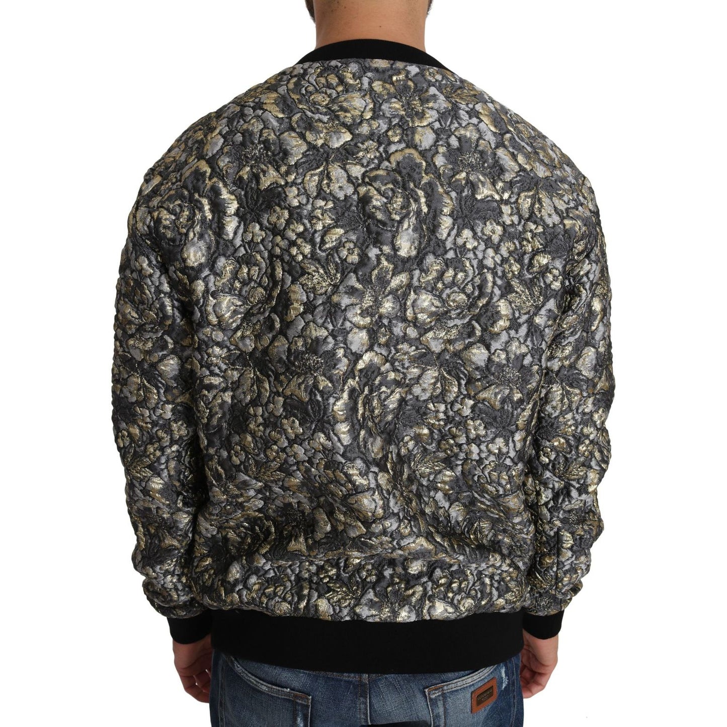 Dolce & Gabbana Multicolor SAMBA Jacquard Palmtree Pullover Sweater