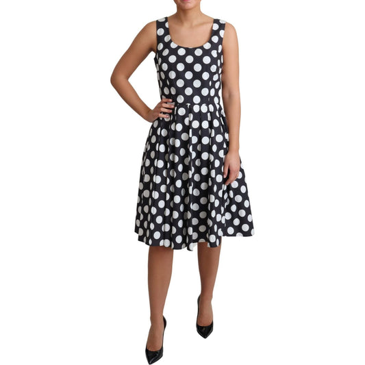 Dolce & Gabbana Polka Dot Sleeveless A-Line Dress Dolce & Gabbana